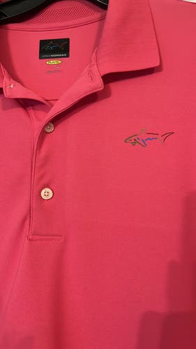 Men's XL Greg Norman PlayDry short sleeve polo shirt - see measurements