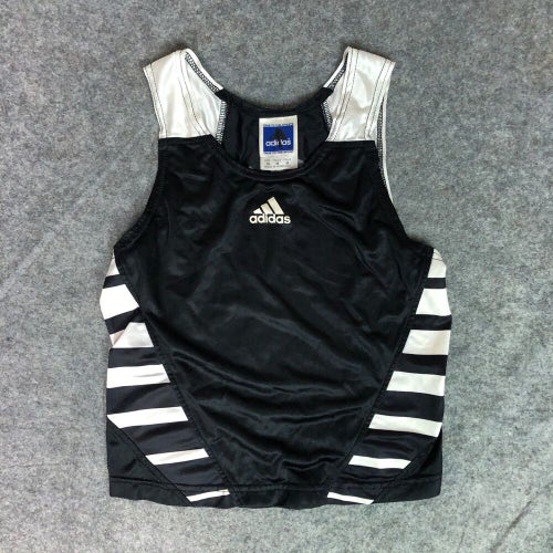 Vintage Idaho Vandals Womens Shirt Medium Adidas Black Tank NCAA Track Sport A5