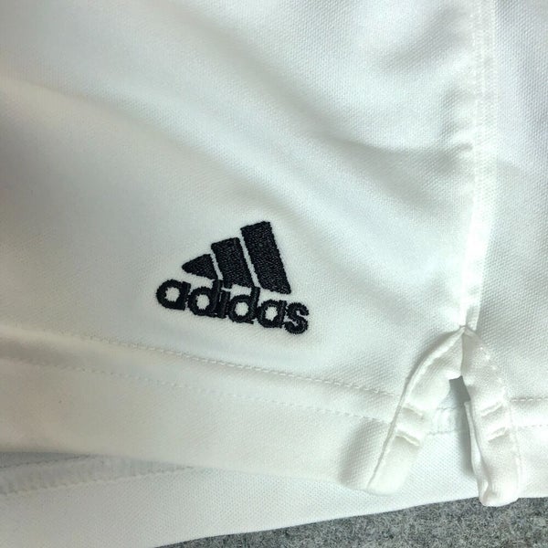 WAC Western Athletic Conference Adidas Womens Shorts Large White Gold NCAA A7