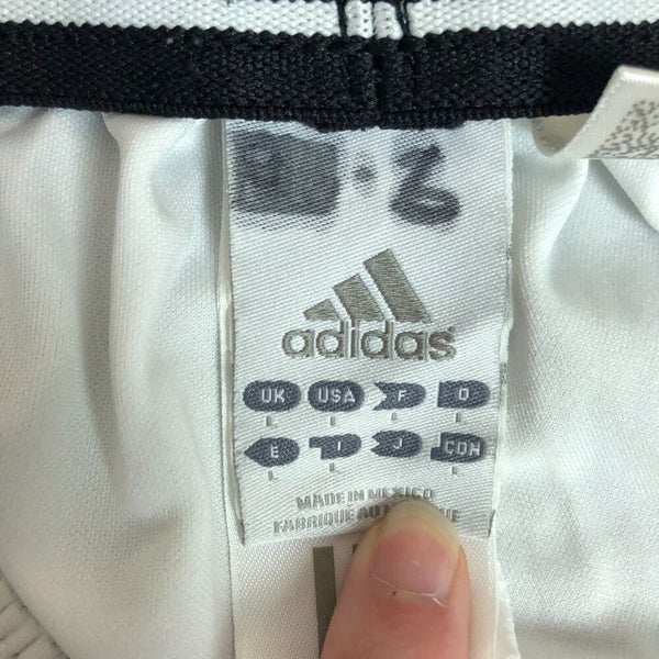 WAC Western Athletic Conference Adidas Womens Shorts Large White Gold NCAA A7
