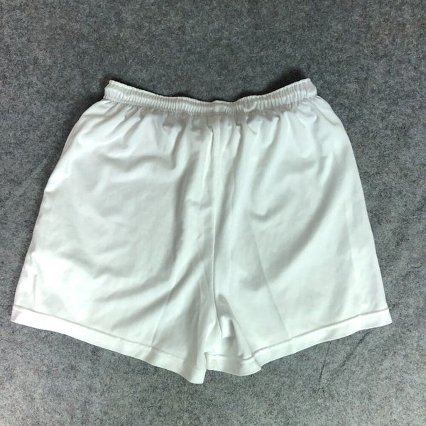 WAC Western Athletic Conference Adidas Womens Shorts Large White Gold NCAA A7