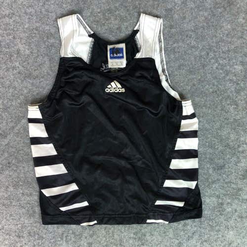 Vintage Idaho Vandals Womens Shirt Medium Adidas Black Tank NCAA Track Sport A7