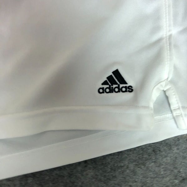 WAC Western Athletic Conference Adidas Womens Shorts Large White Gold NCAA A6
