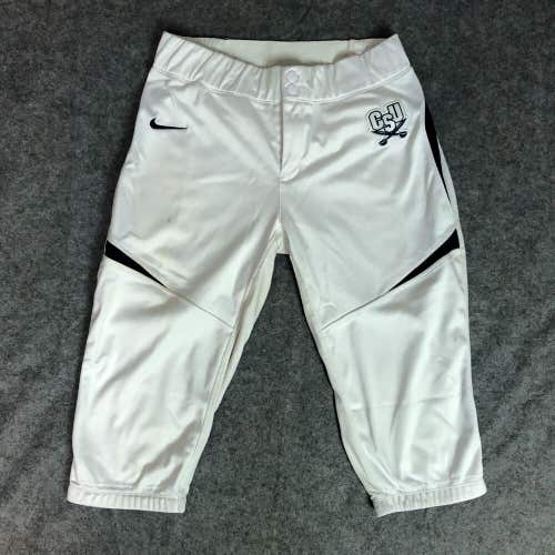 Charleston Southern Buccaneers Womens Pants Medium Nike White Navy Softball Logo