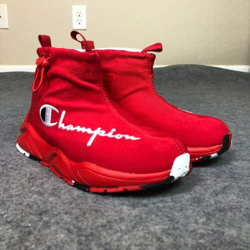 Champion Rally Drizzle Youth 4Y Sneakerboots Red Scarlet Rain Waterproof Slip On