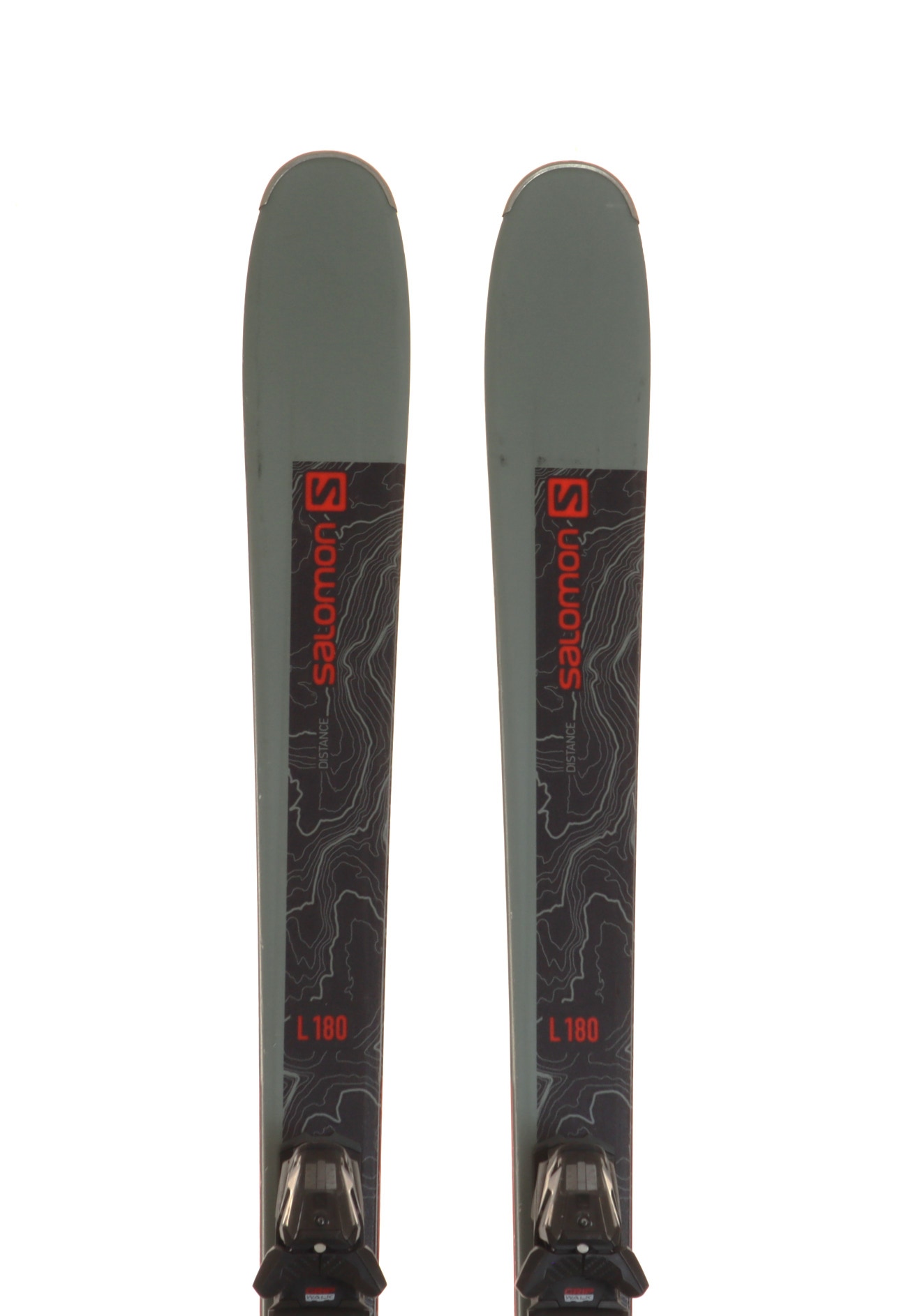 Used 2023 Salomon Distance 76 Ski with Salomon M10 Bindings Size 180 (Option 240076)