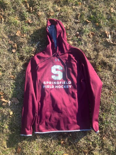 Springfield college field hockey under armour hoodie small maroon
