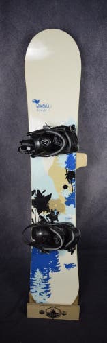 ROME BLUE SNOWBOARD SIZE 151 CM WITH ROXY LARGE BINDINGS