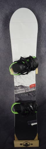 NEW NITRO PRIME RAW SNOWBOARD SIZE 149 CM WITH NEW CHANRICH M/L BINDINGS