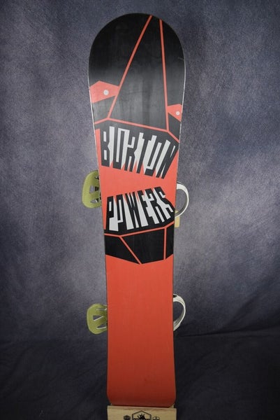 BURTON POWERS SNOWBOARD SIZE 158 CM WITH BURTON LARGE BINDINGS