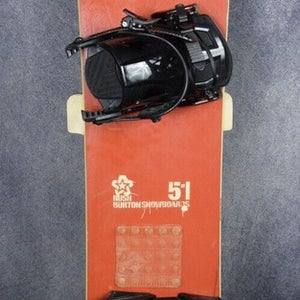 BURTON RUSH SNOWBOARD SIZE 151 CM WITH NEW LARGE BINDINGS