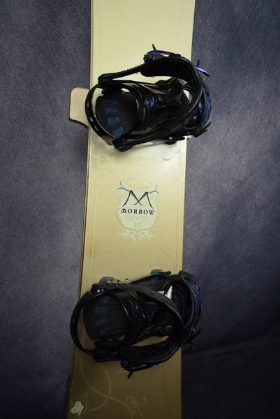 MORROW MANTRA SNOWBOARD SIZE 144 CM WITH RIDE MEDIUM BINDINGS 