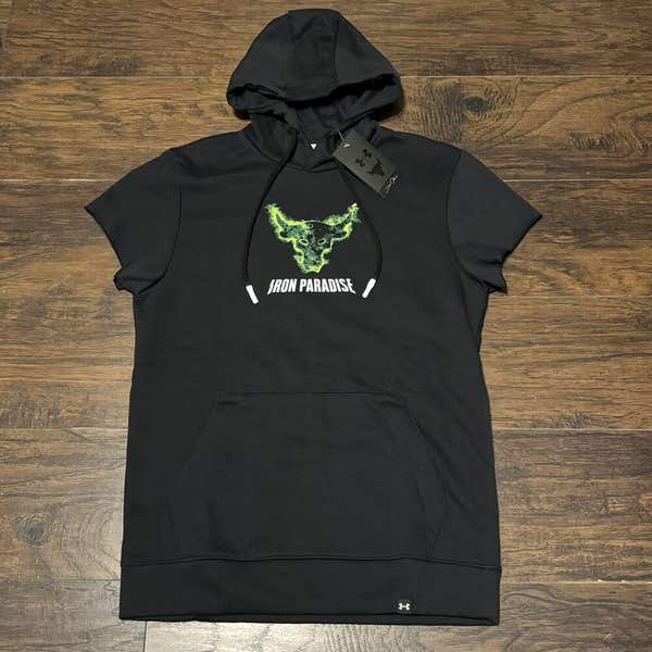Iron Paradise Under Armour Project Rock Terry Black S/S Training