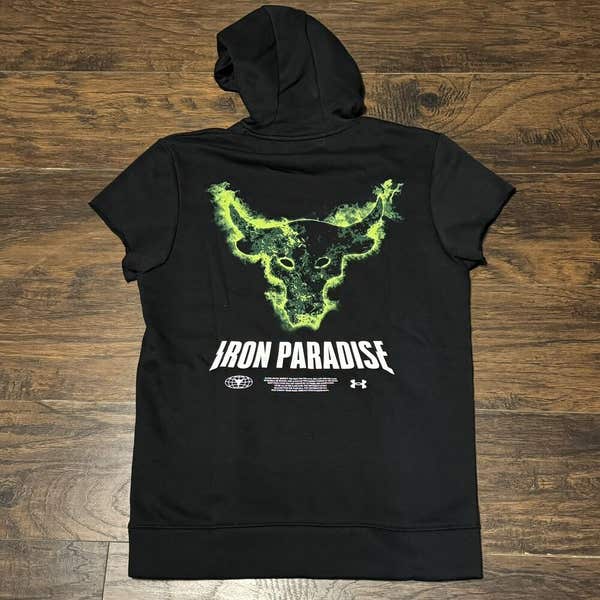 Iron Paradise Under Armour Project Rock Terry Black S/S Training