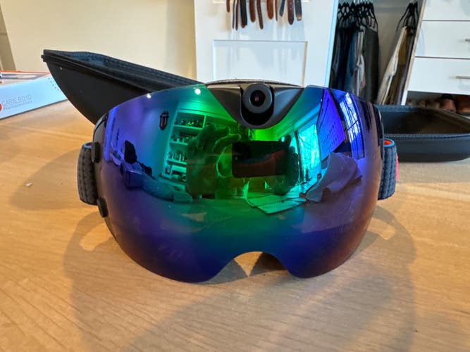 Unisex Large Ski Goggles With Built in Camera HD