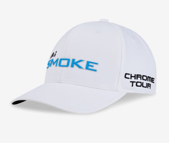 NEW 2024 Callaway Tour Authentic Performance Pro Ai Smoke White Golf Hat/Cap