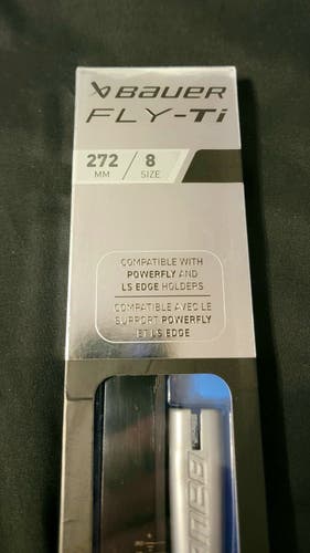 Brand New Bauer Fly-Ti 272mm/Size 8 Titanium Steel (Fits Size 8 Skate)