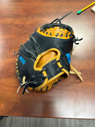 Used 2023 Right Hand Throw Wilson Catcher's A2000 Baseball Glove 32.5"