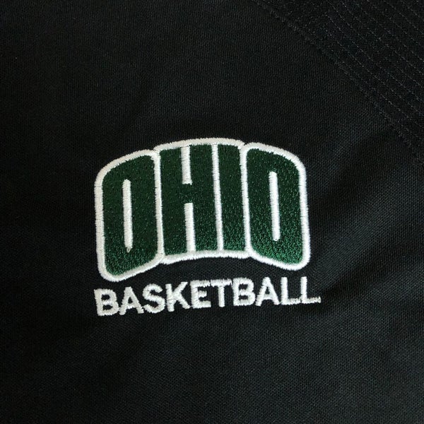 Ohio Bobcats Womens Shirt Extra Large Black Tee Short Sleeve NCAA Basketball NWT