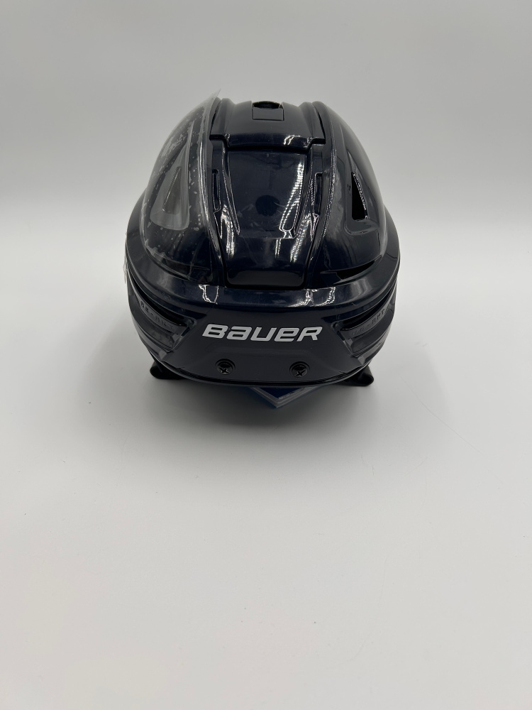 New Colorado Avalanche Navy Blue Bauer Pro Stock Re-Akt 150 Helmet