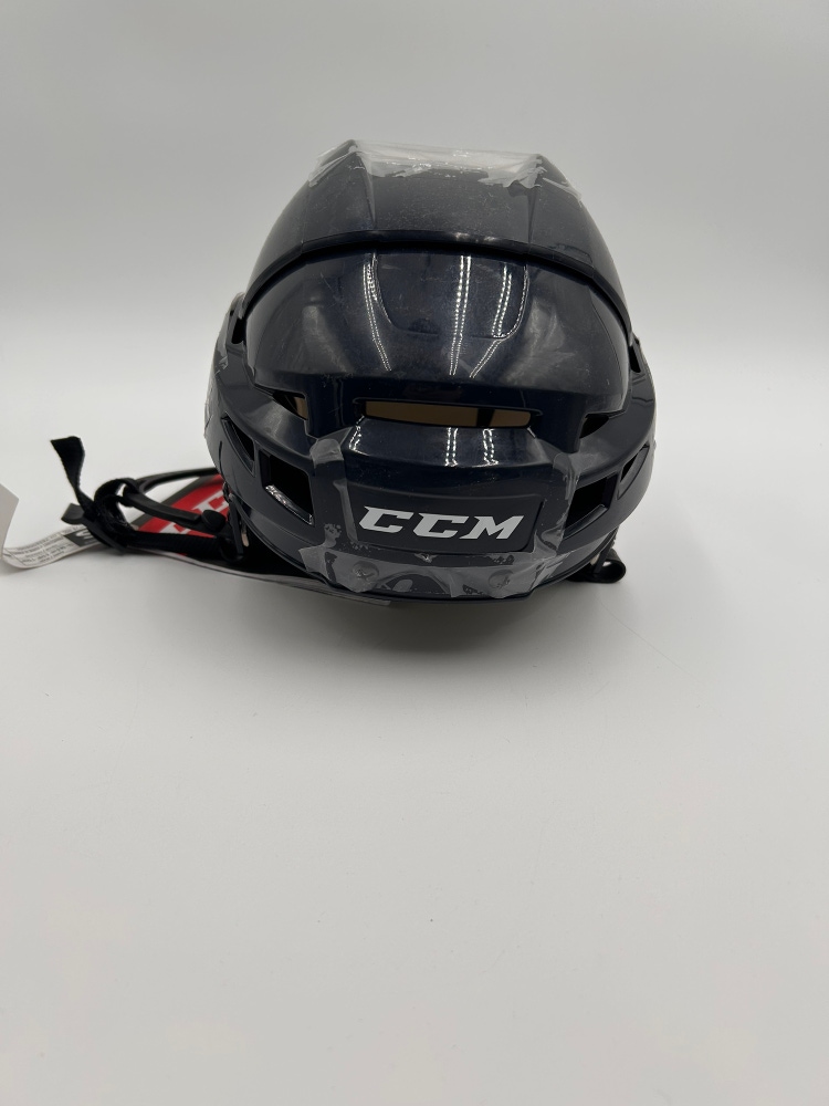 New Colorado Avalanche Navy Blue CCM Pro Stock Vector V08 Helmet