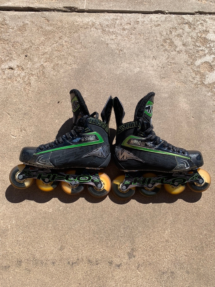 Used Mission Axiom T6 Size 7EE Inline Hockey Skates