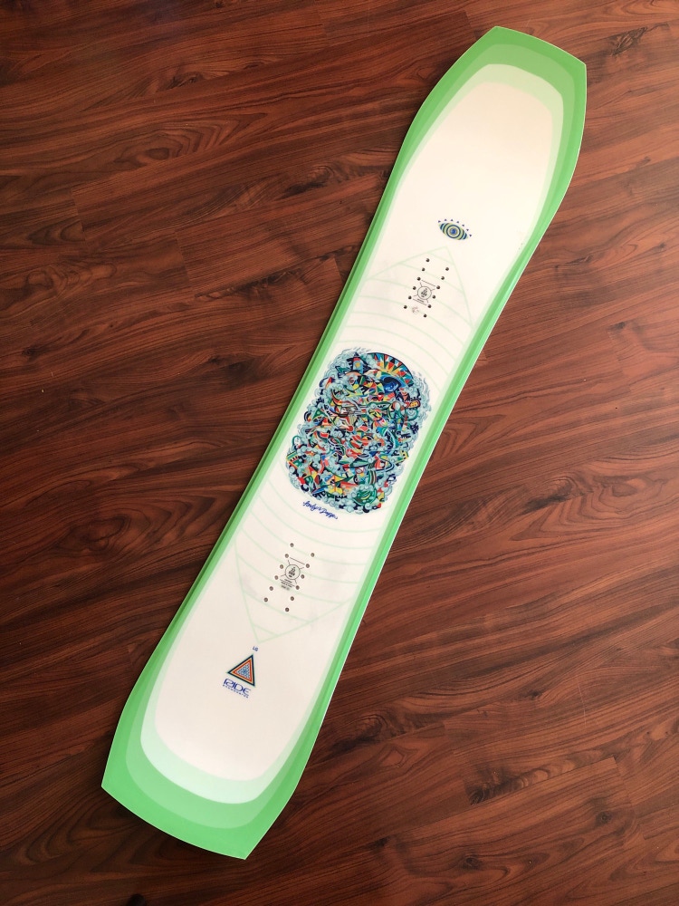 Used 154cm Limited Edition Ride ANDY DAYZE X WAR PIG Snowboard Without Bindings