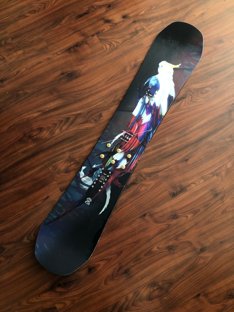Used 144cm CAPiTA Birds of a Feather Snowboard Without Bindings