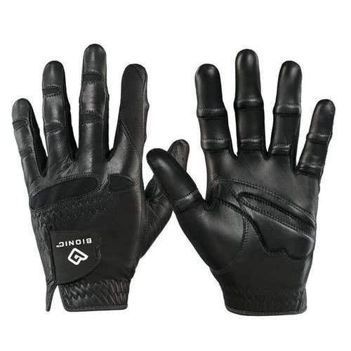 Bionic Men's StableGrip Black Golf Glove - Right Hand Golfer (LH Glove) - 2XL