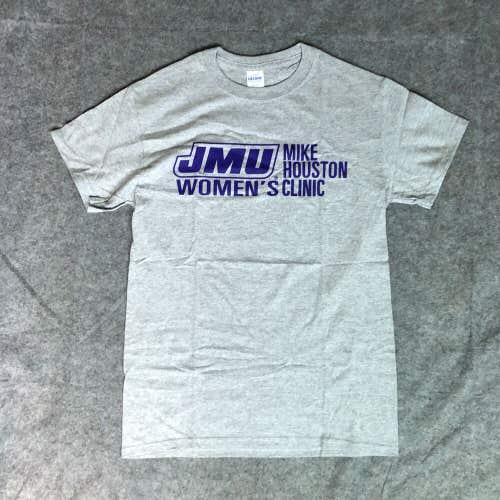 James Madison Dukes Mens Shirt Small Gray Tee Short Sleeve Top NCAA Football