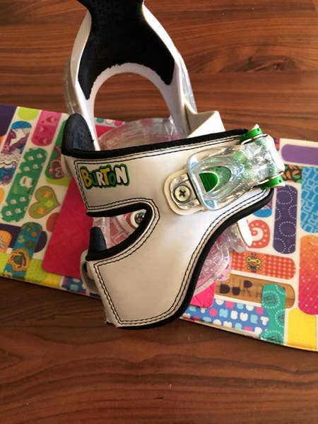 Used 100cm Kid's Burton Chicklet Snowboard With Bindings