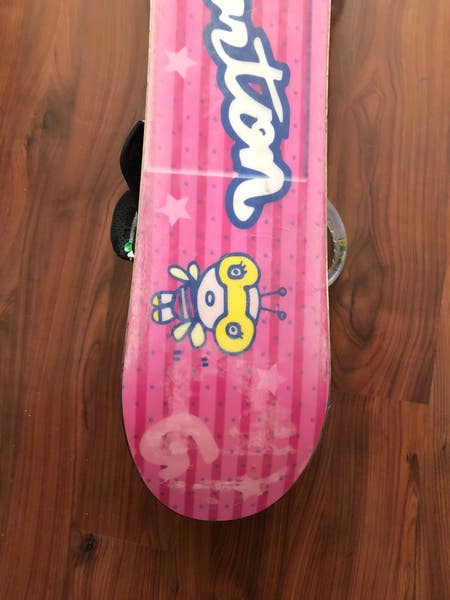 Used 100cm Kid's Burton Chicklet Snowboard With Bindings