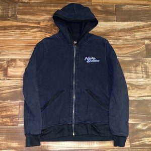 Vintage Harley Davidson Womens Zip Black Hoodie Sweatshirt Size Medium 2001