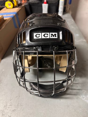 Vintage CCM HT1 Helmet with cage Large