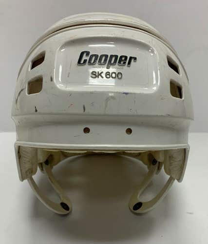 Vintage RARE Cooper SK 600 hockey helmet medium/large adult ice white player vtg