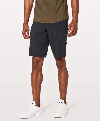 Lululemon Mountain Side Shorts 11” Black Hiking Men's Size 30
