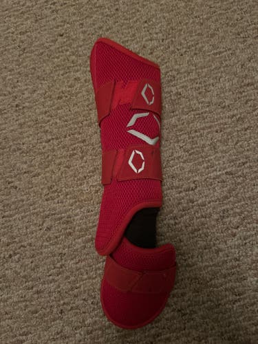 Red New Senior EvoShield Shin Guards Leg guard