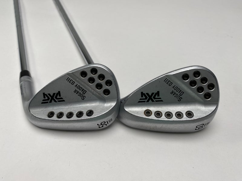 PXG 0311 Sugar Daddy Milled Chrome Wedge Set 56*10 | 60*9 NS Pro