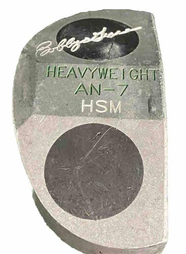 Bobby Grace HEAVYWEIGHT AN-7 HSM Mallet Putter 35" Steel Rare Great Condition RH