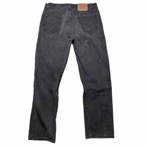 Vintage Levi's 505 Regular Fit Black Denim Jeans Straight Leg 36x32