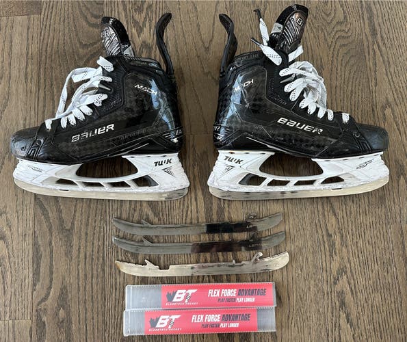 Bauer Mach Supreme Skates Size 9 Fit 2