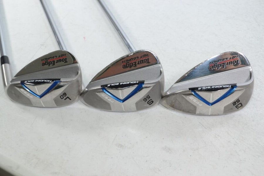 Tour Edge Hot Launch E522 GW 52*, SW 56*, LW 60* Wedge Set RH KBS Steel #168737