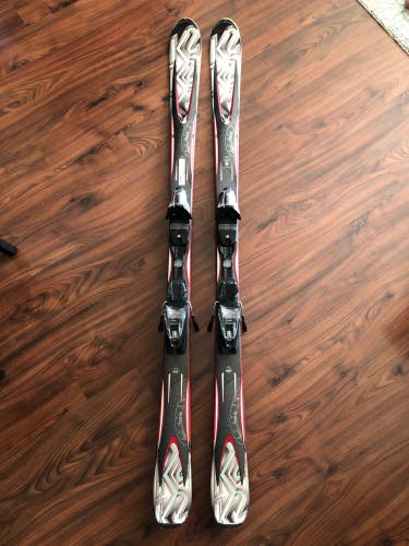 Used 163cm K2 Force Skis With Bindings