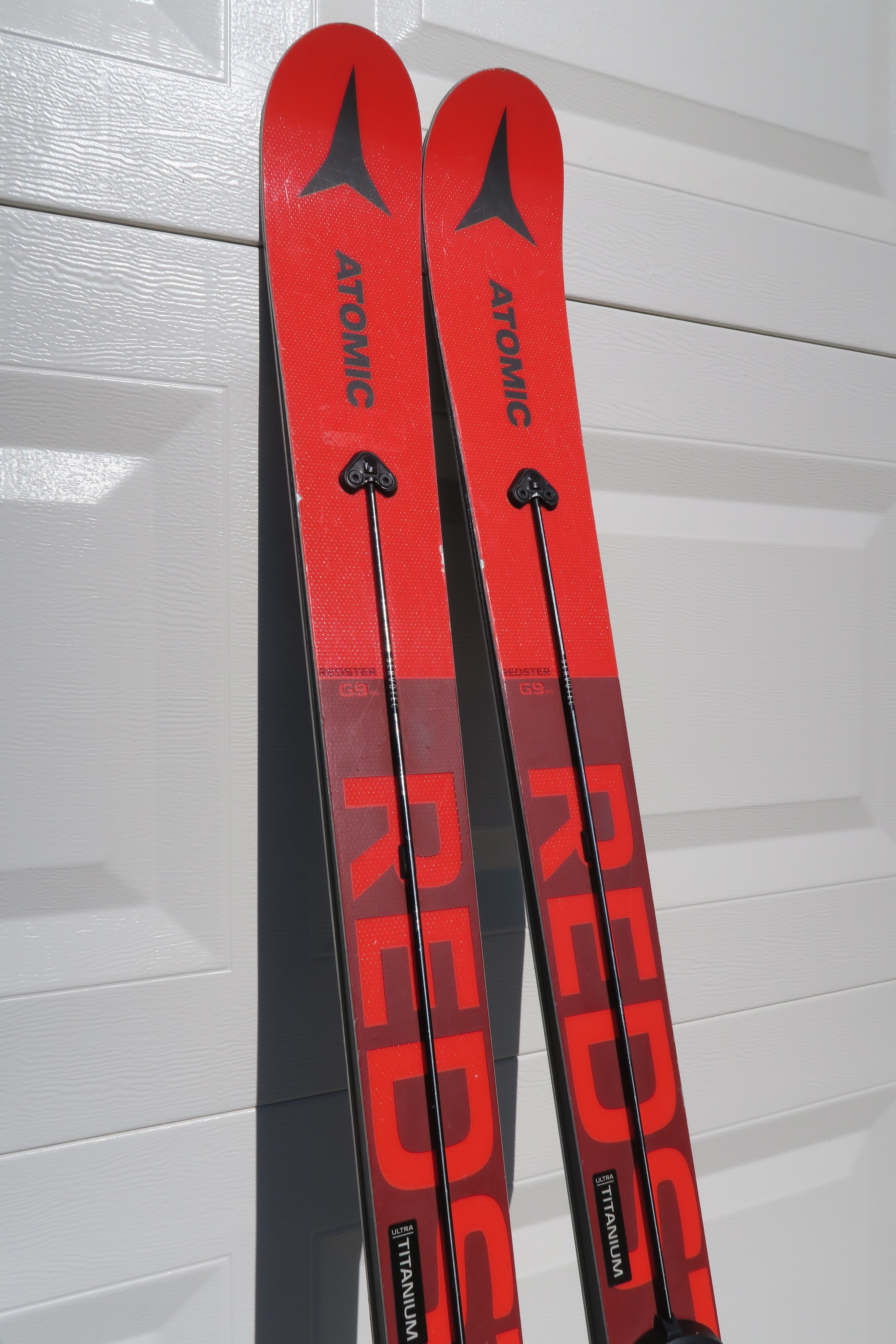 Used 2021 Atomic 183cm Redster G9 RS Skis Radius 24m With X16 VAR