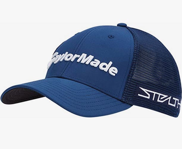 NEW TaylorMade Tour Cage TP5/Stealth 2 Navy S/M Fitted Golf Hat/Cap