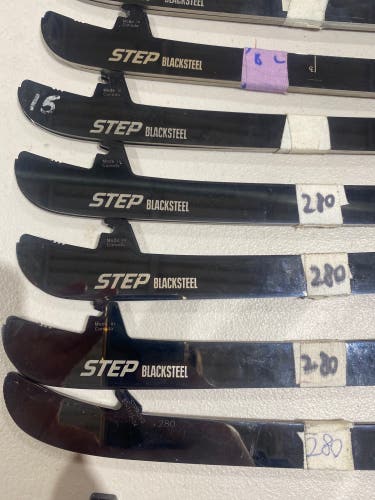 Used Pair Of Black Step Steel ST EDGE NHL Stock 263 271 280 287