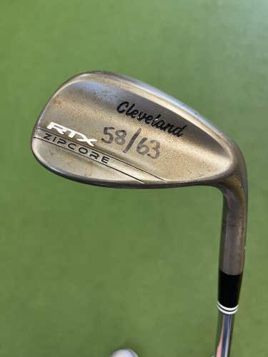 Cleveland RTX Zipcore 60° Tour Issue Full 12° Lob Wedge S400