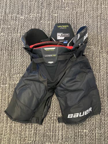 Black Senior Used Large Bauer Vapor Hyperlite Hockey Pants