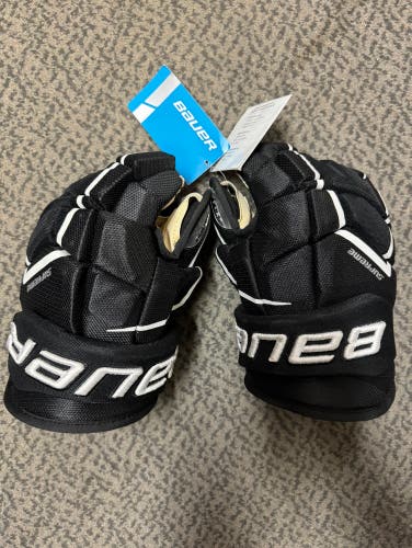Bauer Black Supreme 3S Pro 12” Hockey gloves