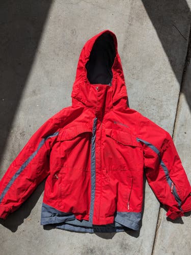Red Used Kids XXS (4/5) Columbia Interchange Jacket